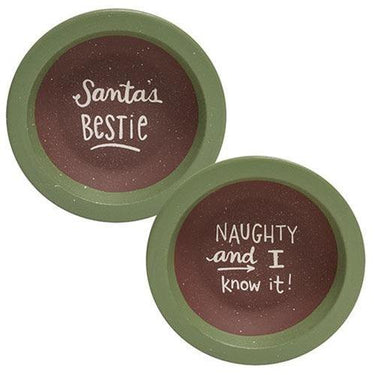 Santa's Bestie Dish Cup 2 Asstd - The Fox Decor